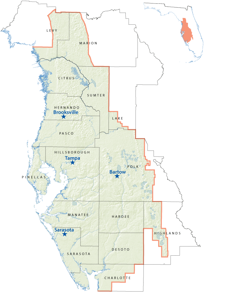 District service offices map