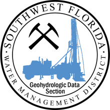 District geohydrologic data section logo