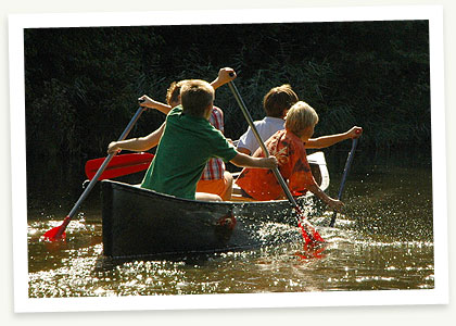 Kids Paddle Canoe