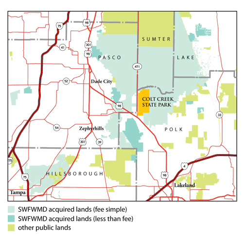 Colt Creek Map