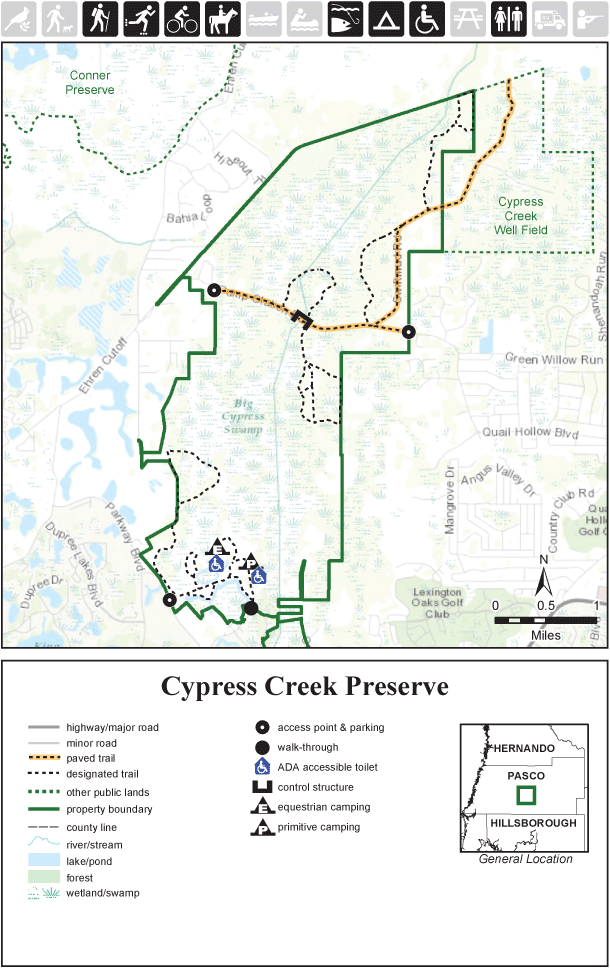 Cypress Creek Florida Map