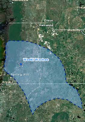 Springshed map