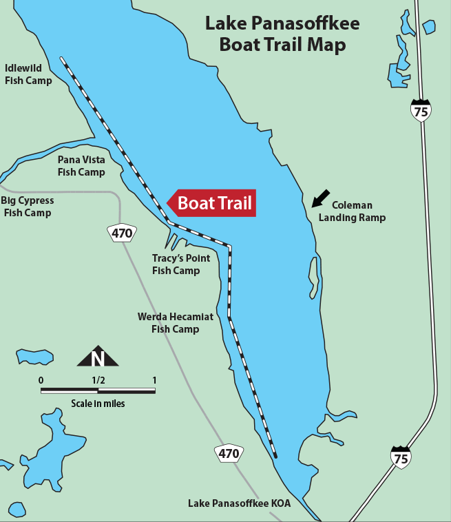 Lake Panasoffkee Depth Chart