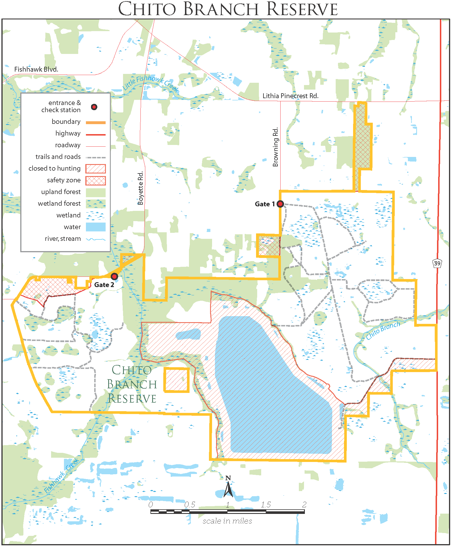 Chito Branch hunt map