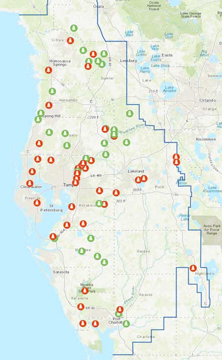 Recreation Areas Map