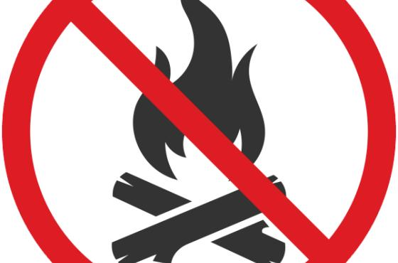 No campfires graphic