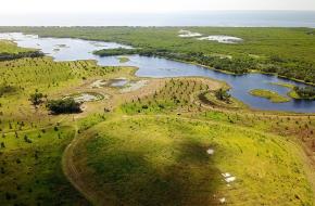 aerial view of Rock Ponds