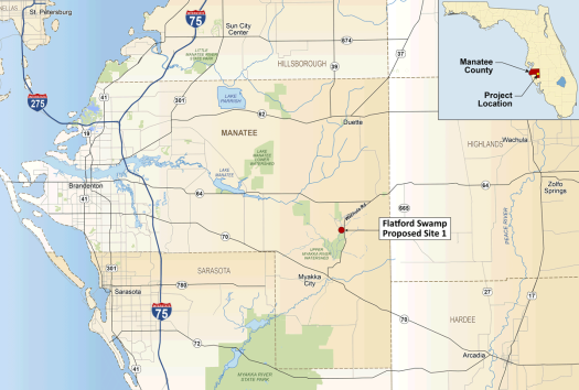 Map of Flatford Swamp 