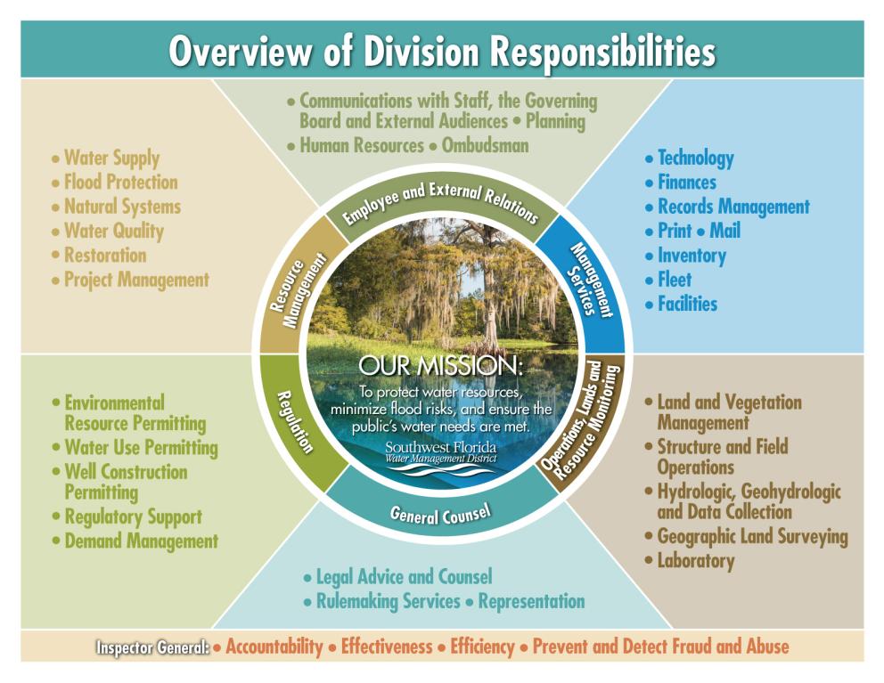 Division Responsibilities Infographic