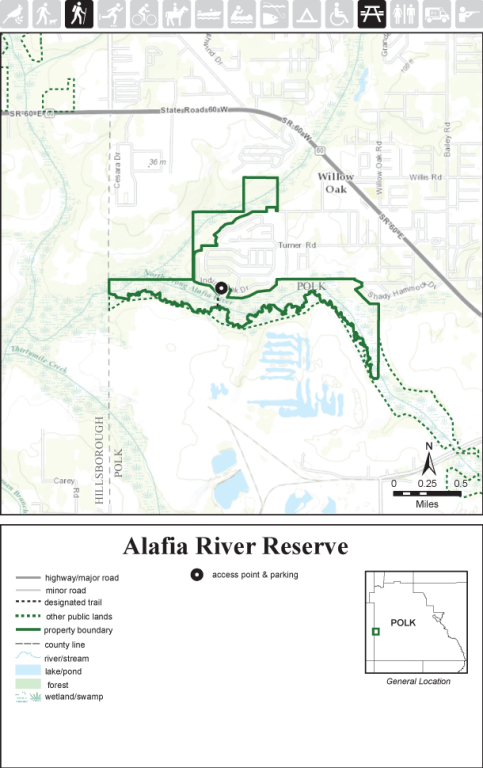 Alafia River Reserve map  WaterMatters.org