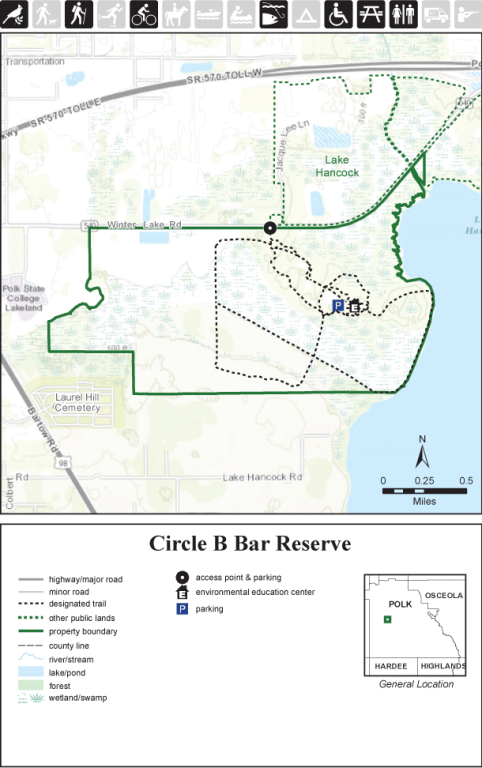 Circle B Bar Reserve map  WaterMatters.org