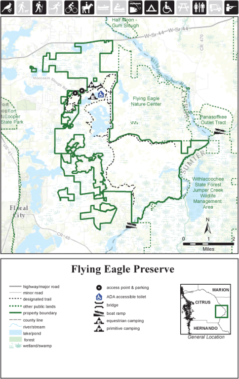 Flying Eagle Preserve map thumbnail