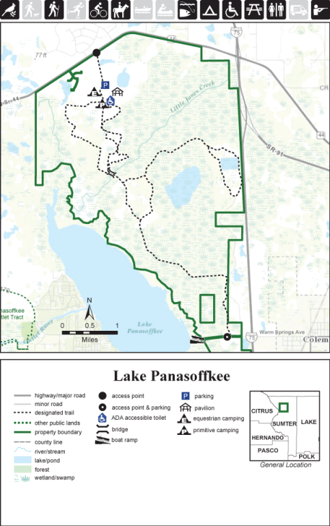 Lake Panasoffkee map thumbnail