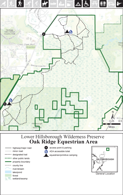 Oak Ridge Equestrian Area map thumbnail