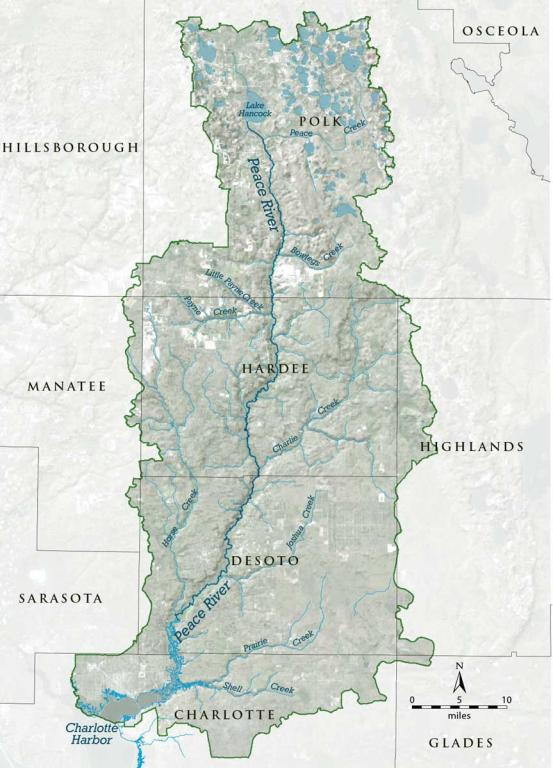 Peace River Map