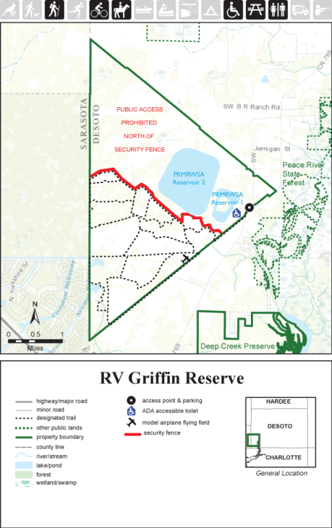 RV Griffin Reserve map thumbnail