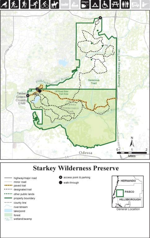 Starkey Wilderness Preserve map thumbnail