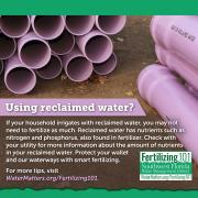 Graphic: Using reclaimed water? 