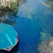 Overhead view of the observation platform