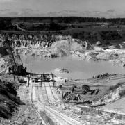A historical mine pit
