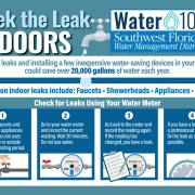 Seek the leak indoors graphic