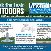 Seek the leak outdoors graphic