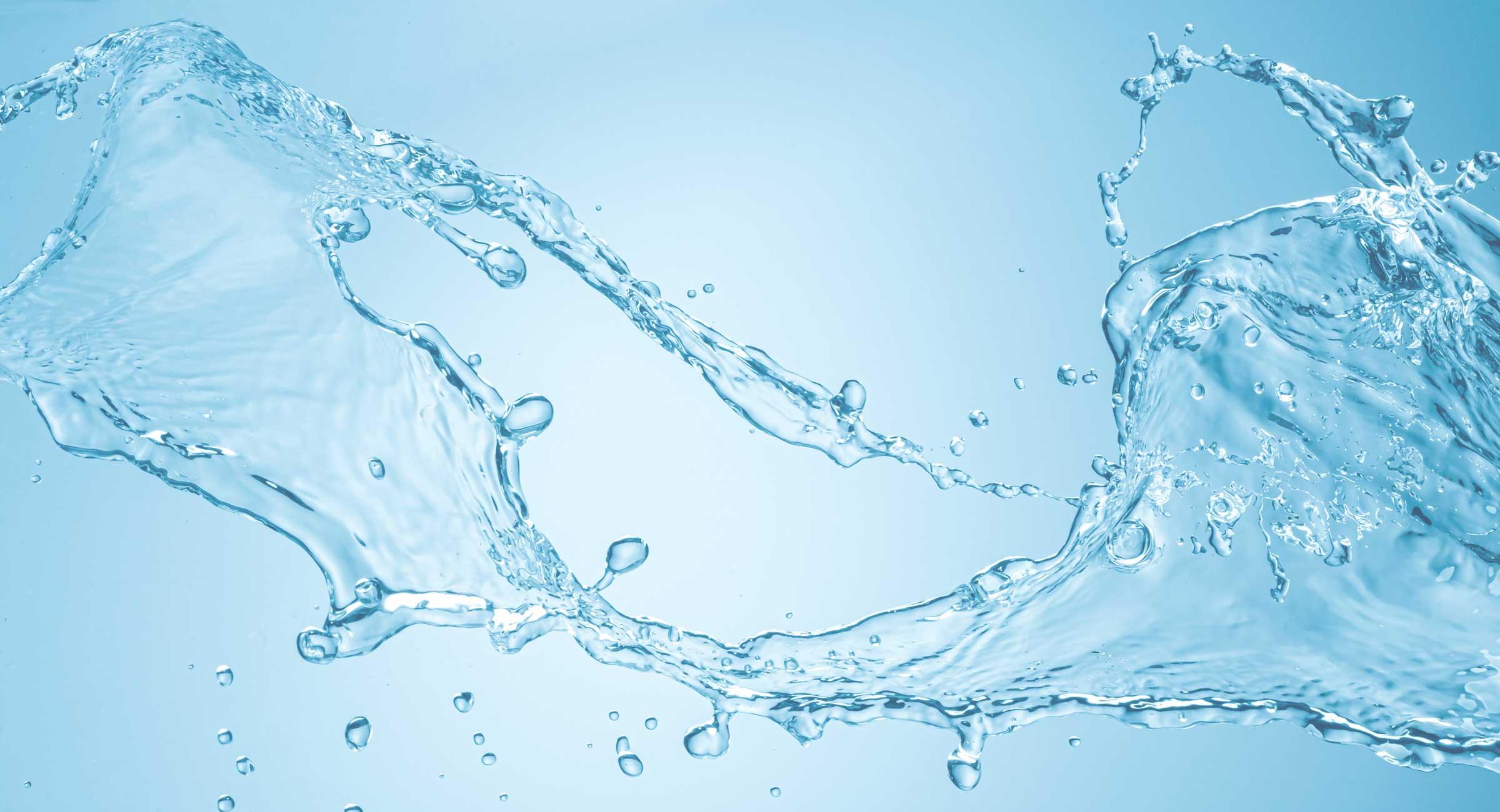 Abstract water splash