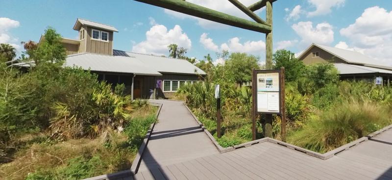 education center and boardwalk