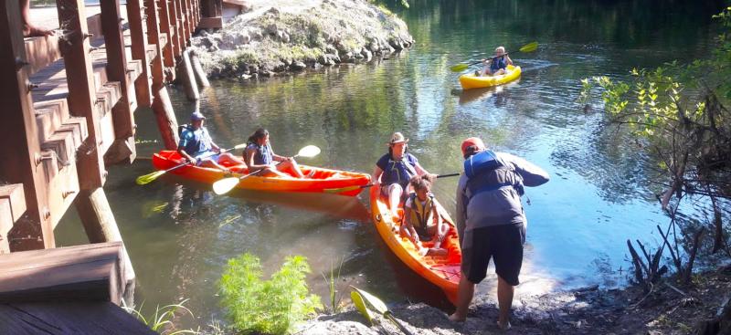 kayakers on Dead River