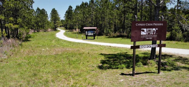 Cypress Creek Preserve entrance