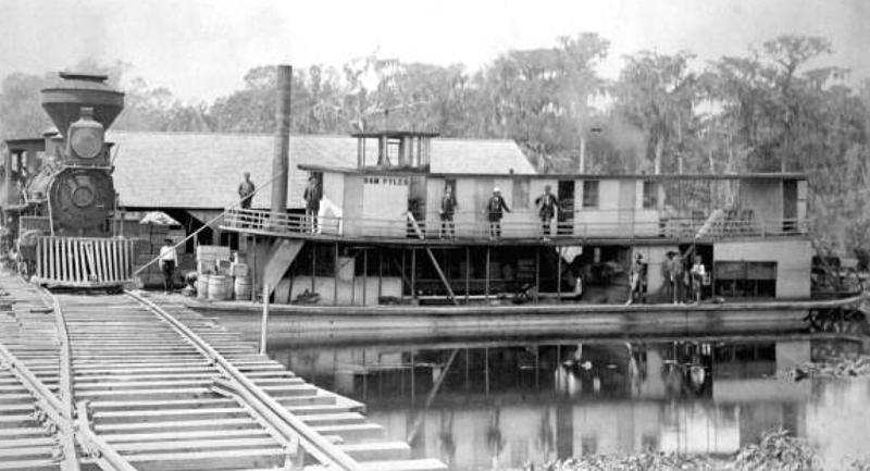 Historical photo of railroad
