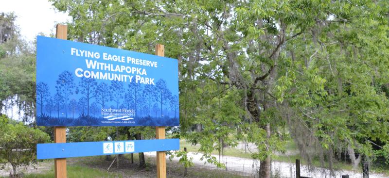 Withlapopka Community Park entrance