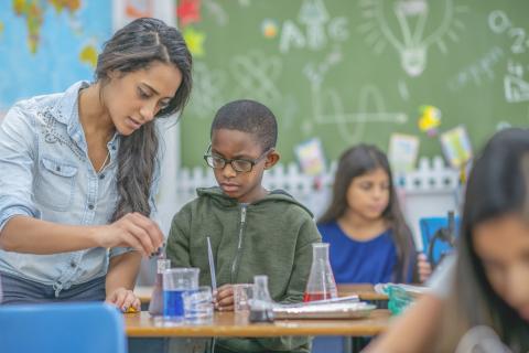 Students in classroom