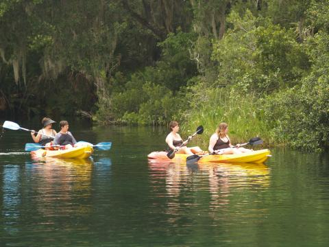 rainbow canoe