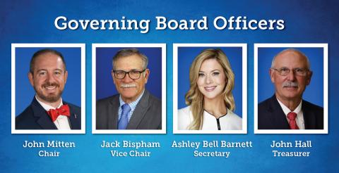 Slate of officers for Governing Board