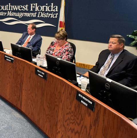 Board members in meeting