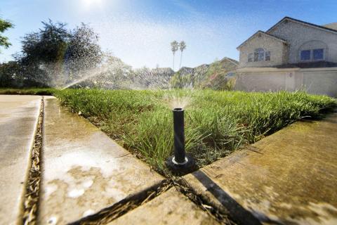 sprinkler system yard