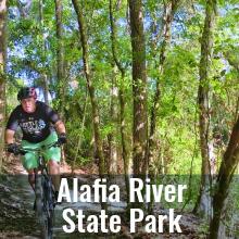 Bike trail rider