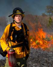 Kawika Bailey on prescribed burn