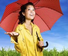 Woman umbrella