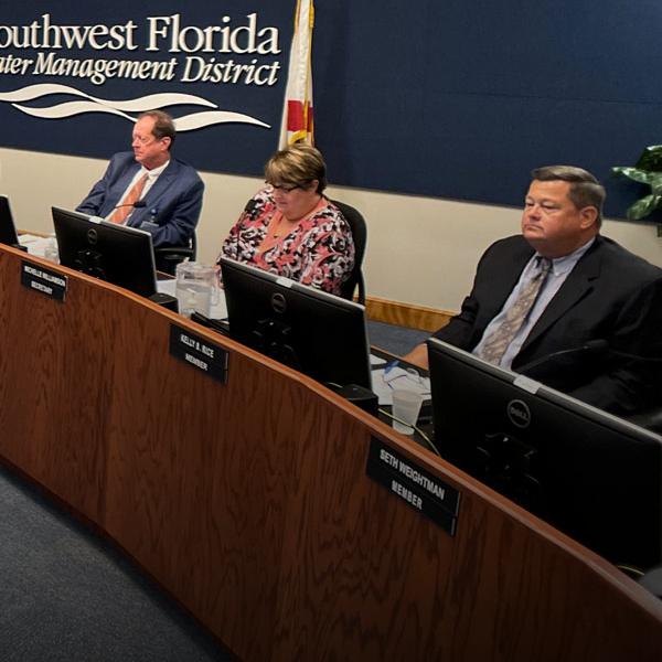 Board members in meeting