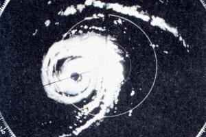 Satellite image of Hurricane Donna