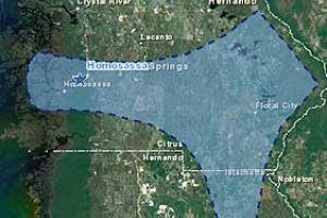 Springshed map