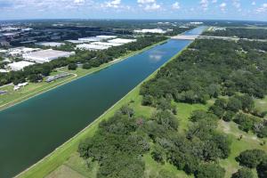 Aerial view of the Tampa Bypass Canal
