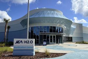 Exterior view of the JEA facility