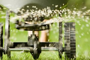 Fertilizing a yard in Florida