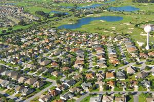 Aerial view of the Villages