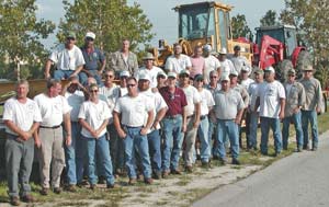 Group of District volunteers