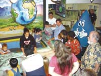 Children Explore WaterMatters Exhibit
