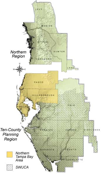 Planning Region map